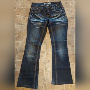 SZ 3 VERY DISTRESSED ZANA DI WOMEN'S LOW RISE JEANS NWOT